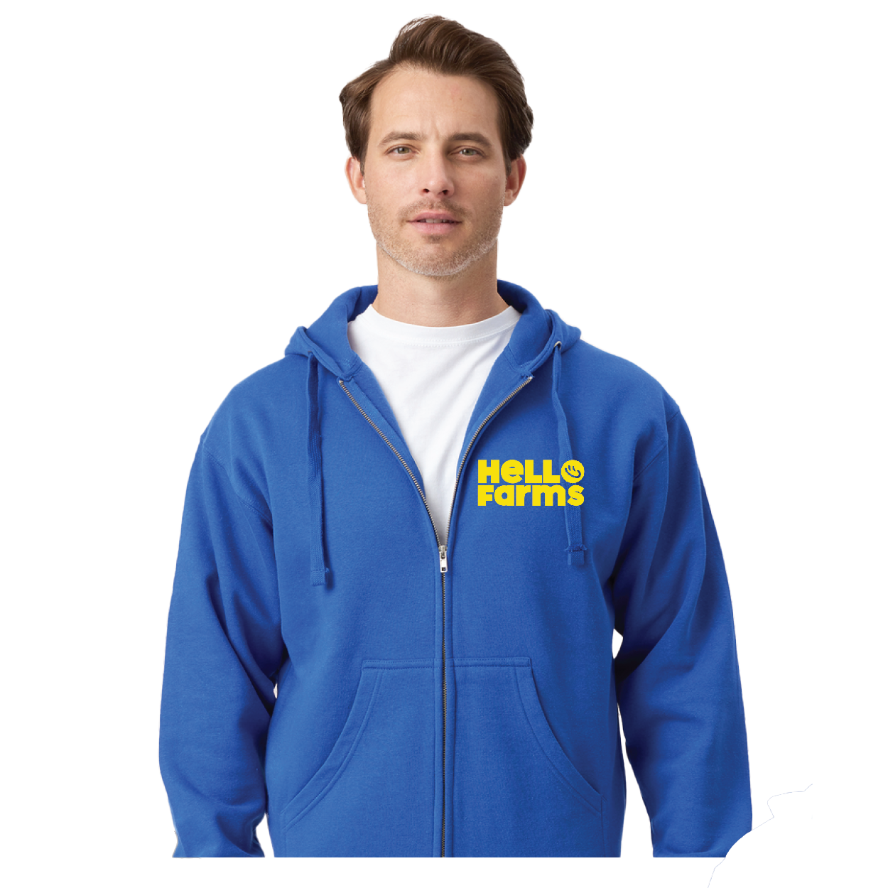 Hello Farms Zip-Up Hoodie
