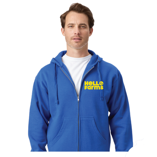 Hello Farms Zip-Up Hoodie