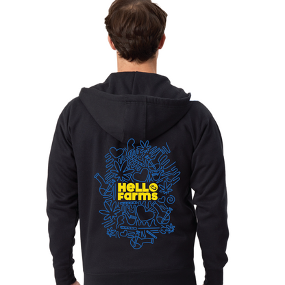 Hello Farms Zip-Up Hoodie
