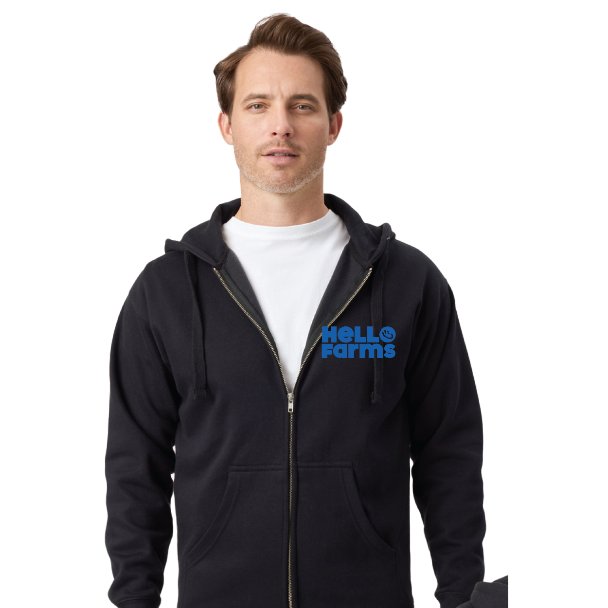 Hello Farms Zip-Up Hoodie